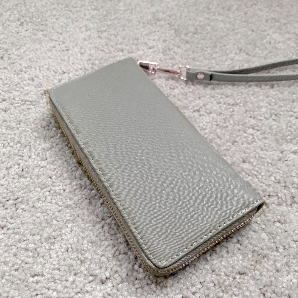 Gray Wristlet Wallet